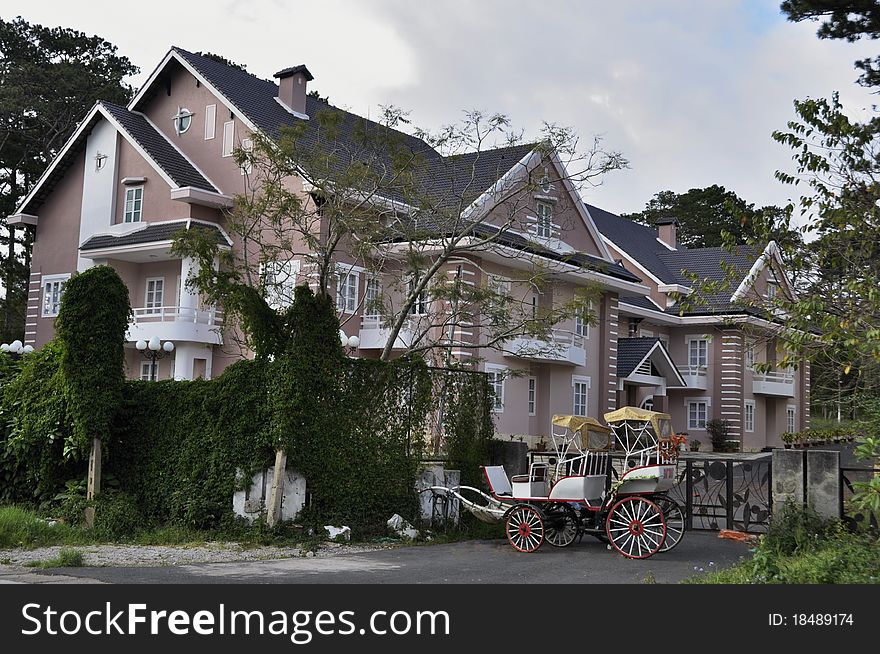 Classical model of habitable villa