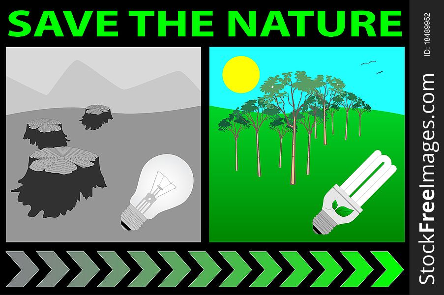 Save The Nature Lightbulb