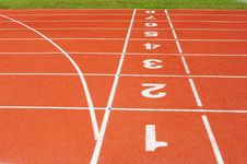 Running Track Stock Image Running Track Stock Image