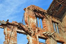 Ruins Of An Old Industrial Building Royalty Free Stock Image Ruins Of An Old Industrial Building Royalty Free Stock Image