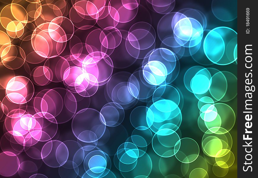 Magic color bokeh