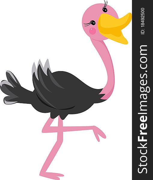 Cartoon Ostrich - Free Stock Images & Photos - 18492500