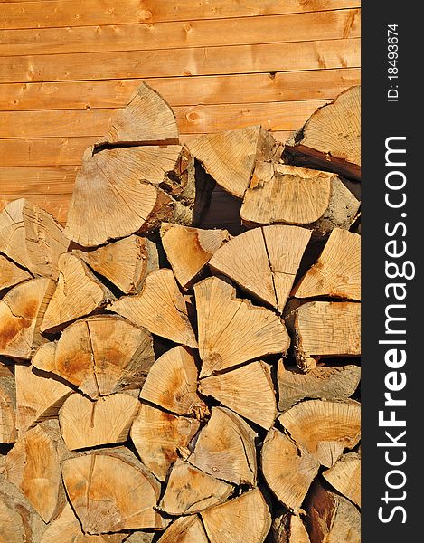 A background photo of firewood. A background photo of firewood