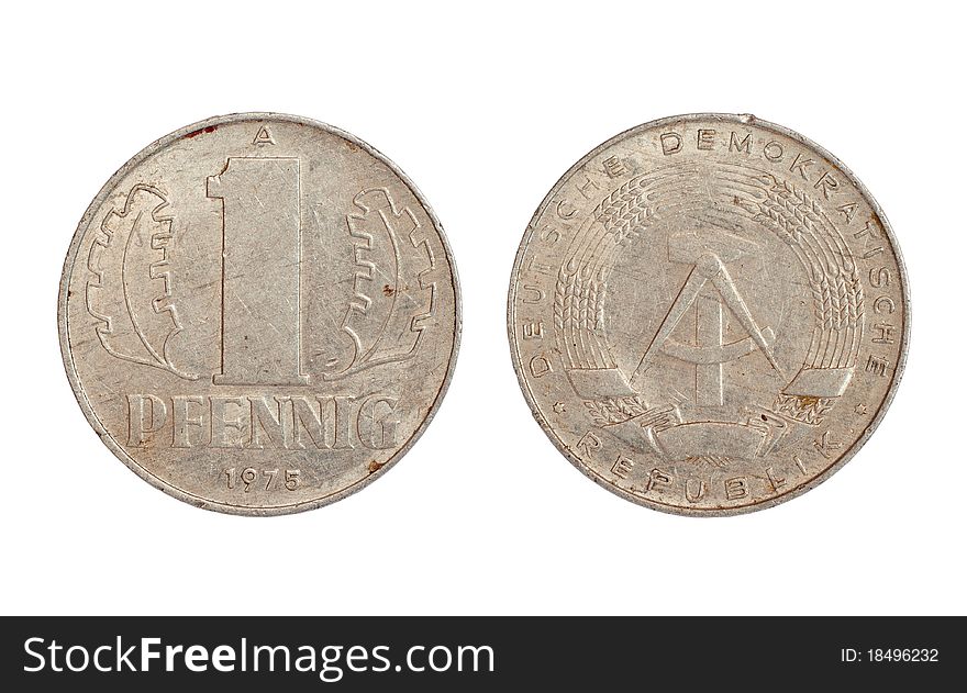Rare Coin Of Democratic Germany Republic