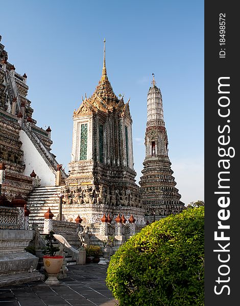 Wat Arun - Temple of the Dawn in Bangkok / Thailand