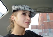 Girl In A Car Stock Photography Girl In A Car Stock Photography