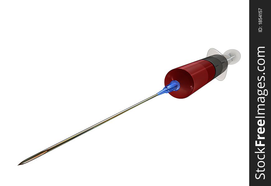 3d rendered illustration of an injection