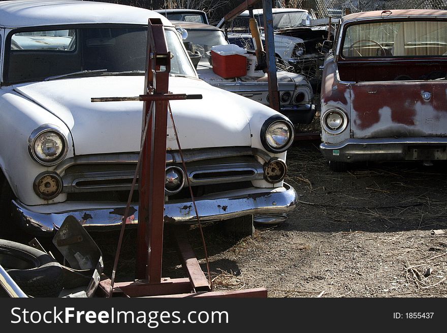 Junkyard car restoration project of Colorado. Junkyard car restoration project of Colorado...