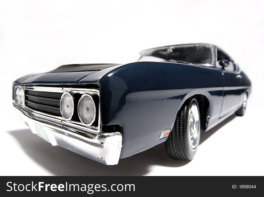 1969 Ford Torino Talladega Metal Scale Toy Car Fisheye 3