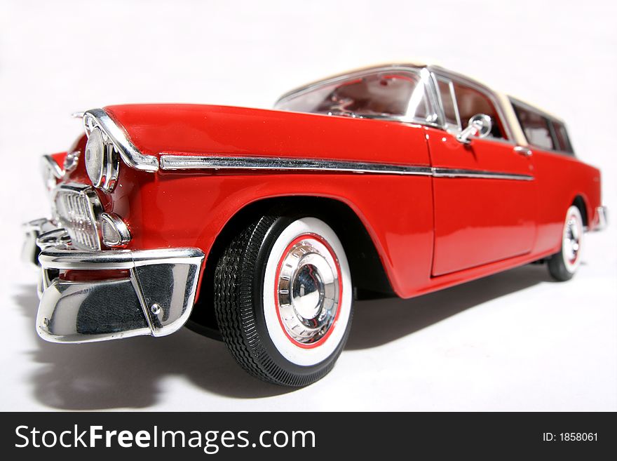 Chevrolet 1955 Metal Scale Toy Car Fisheye 2