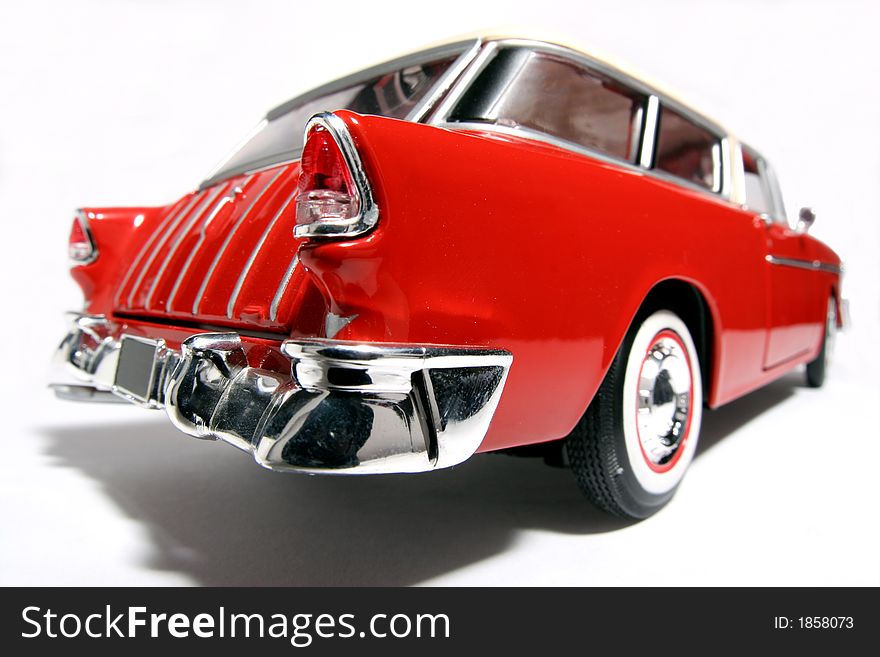 Chevrolet 1955 Metal Scale Toy Car Fisheye 3