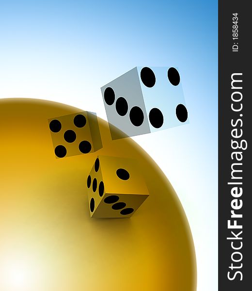 A image of a set of dice that have been thrown, it would be suitable for images based on betting. A image of a set of dice that have been thrown, it would be suitable for images based on betting.