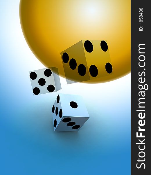 A image of a set of dice that have been thrown, it would be suitable for images based on betting. A image of a set of dice that have been thrown, it would be suitable for images based on betting.