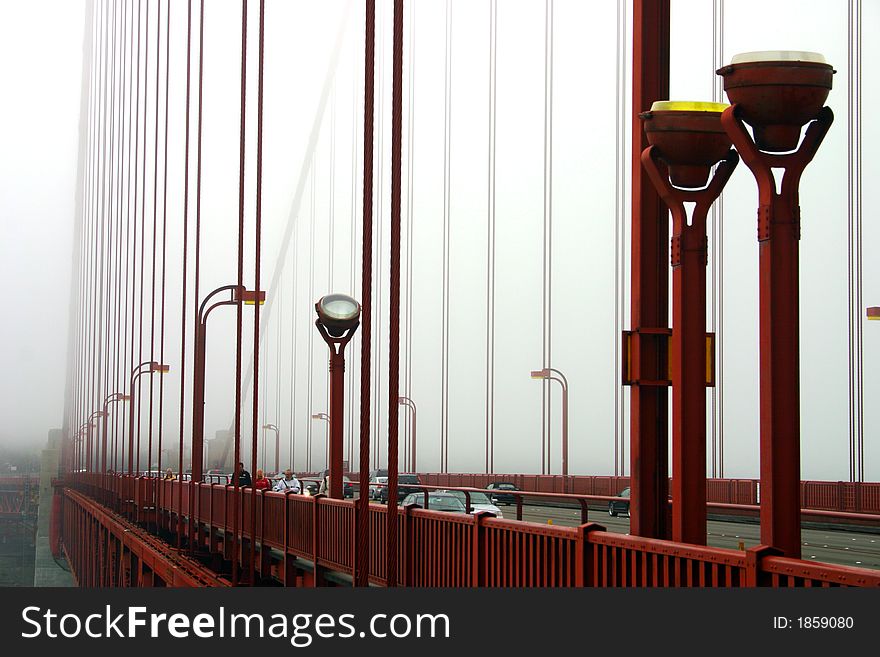 The Golden Gate Bridge of San Francisco, California, USA. The Golden Gate Bridge of San Francisco, California, USA