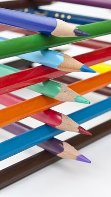Colored Pencils Stock Image