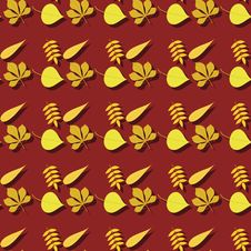 Seamless Background With Autumn Leaves Stock Photos Seamless Background With Autumn Leaves Stock Photos