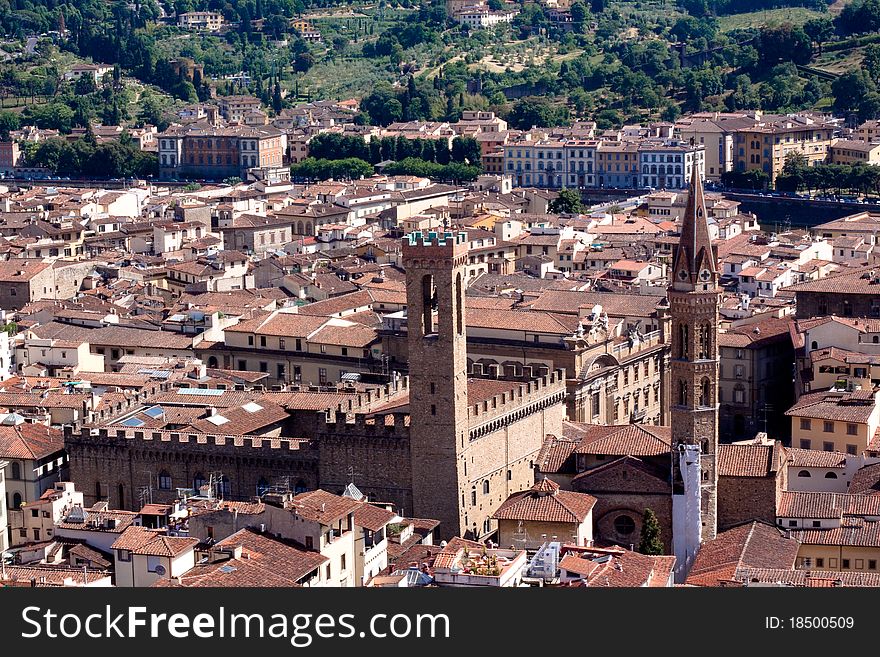 A Florence view in summer day