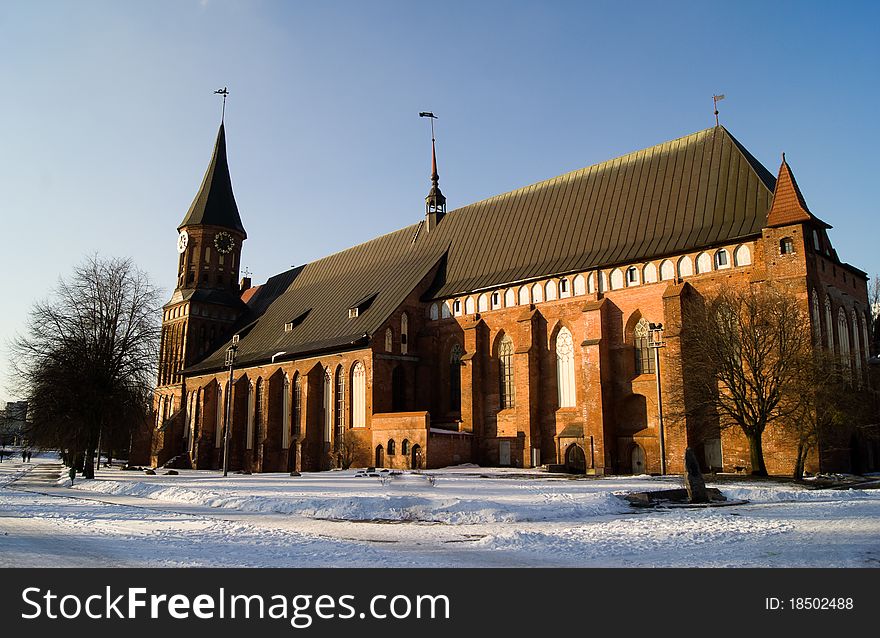 Ancient Cathedral, Kaliningrad (Konegsberg), Russia. Ancient Cathedral, Kaliningrad (Konegsberg), Russia.