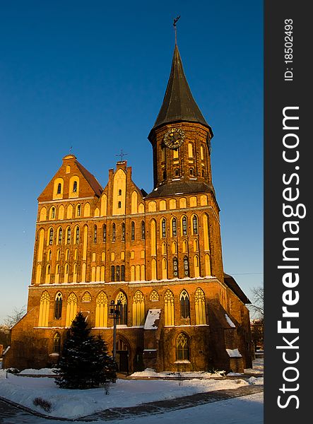 Ancient Cathedral, Kaliningrad (Konegsberg), Russia. Ancient Cathedral, Kaliningrad (Konegsberg), Russia.