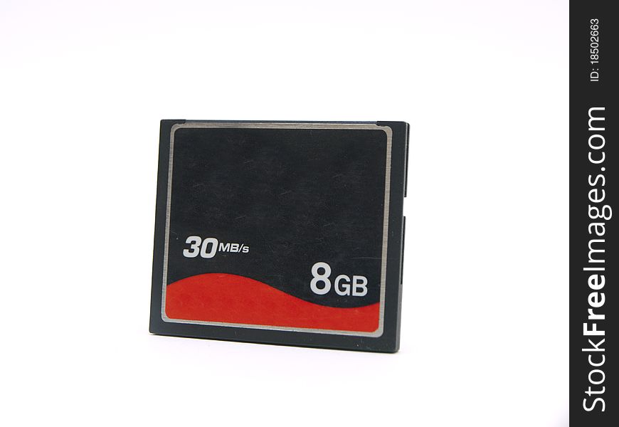 Memory card isolated