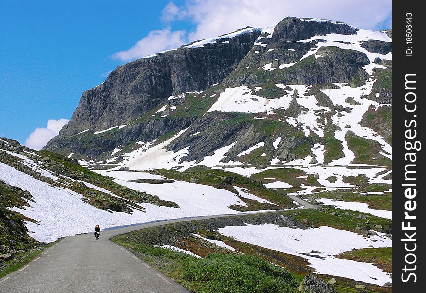 The Countryside of Norway on a Summer Day. The Countryside of Norway on a Summer Day