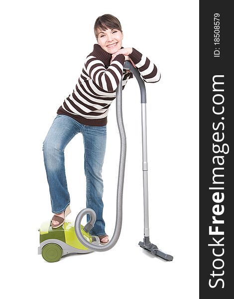 Woman With Vacuum