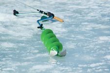 Ice-drill Stock Photography Ice-drill Stock Photography