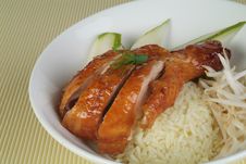 Chicken Rice Royalty Free Stock Photo