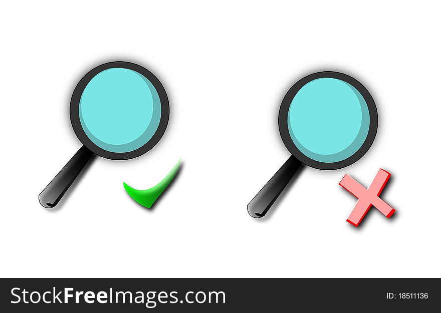 Magnifier is useful for searching. Magnifier is useful for searching