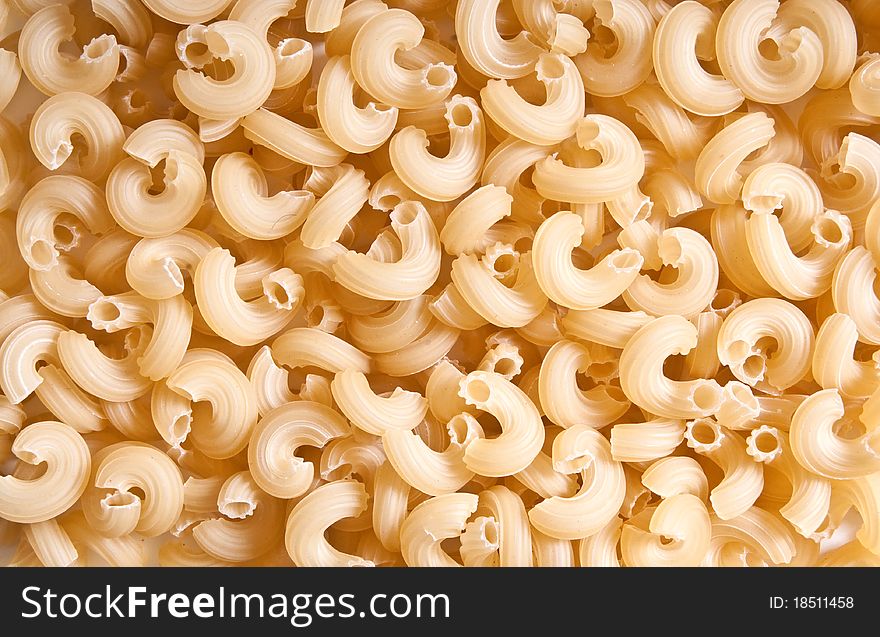 Background texture of light pasta
