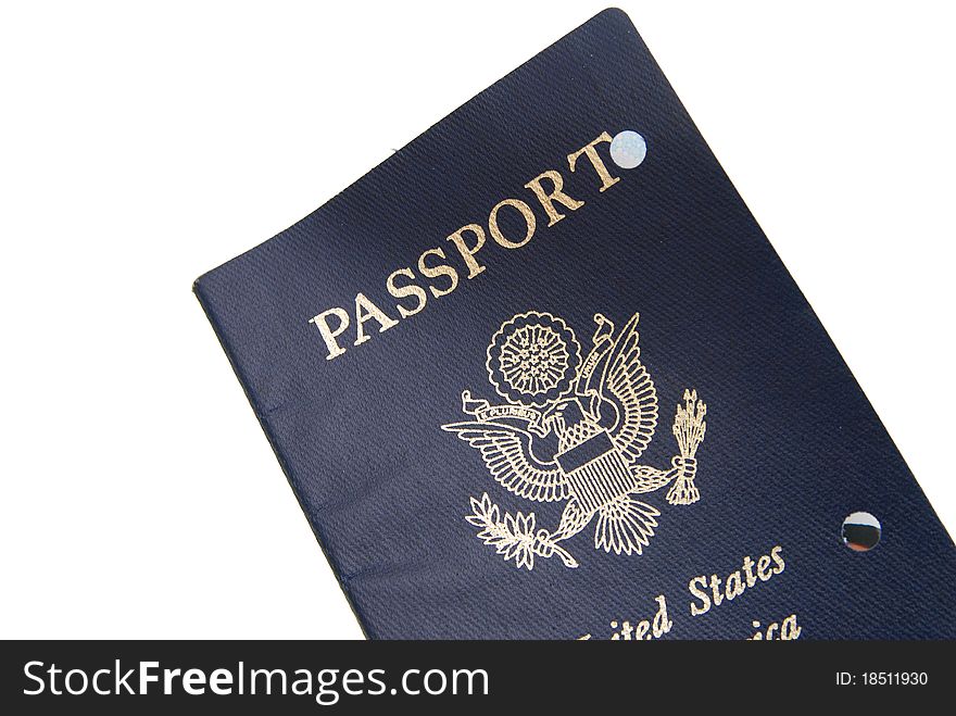 The usa passports on a board