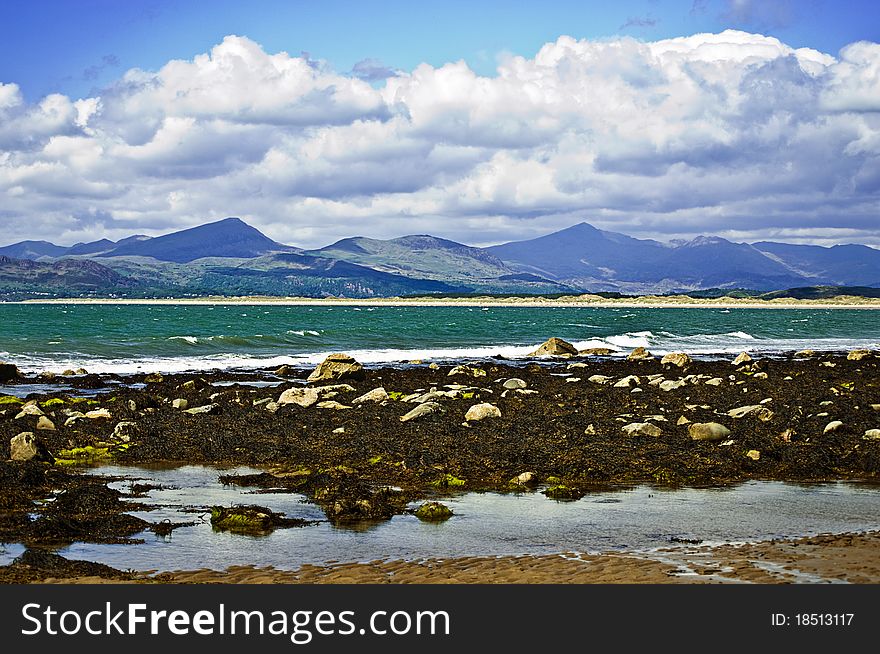 A view of North Wales Coast Line taken from Shell Island. A view of North Wales Coast Line taken from Shell Island.