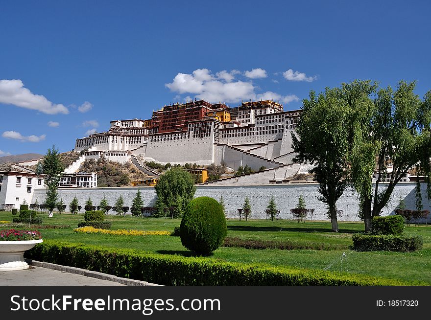 Potala Palace In Lhasa