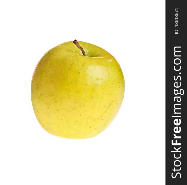 Apple on white isolated background. Apple on white isolated background