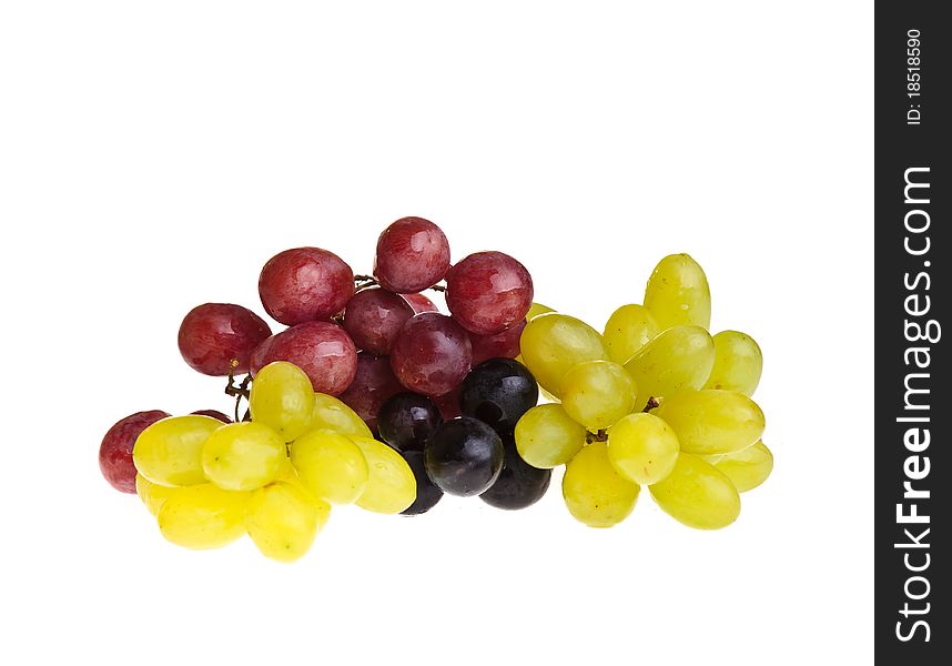 Grapes isolated on white background. Grapes isolated on white background