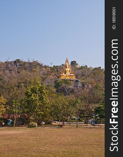 Image of buddha at peak