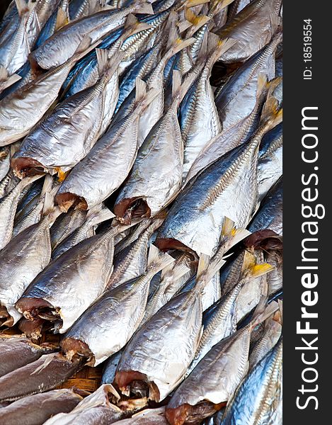 Sea food for sale dried fish