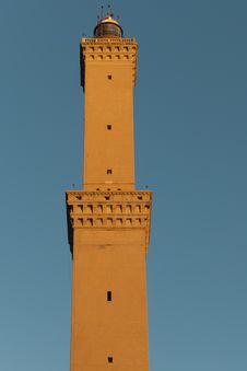 The Lighthouse Of Genoa Royalty Free Stock Photography The Lighthouse Of Genoa Royalty Free Stock Photography