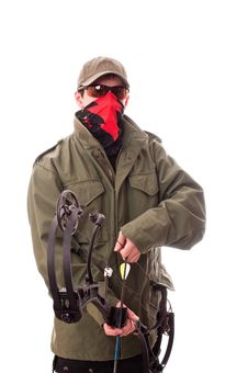 Bow-hunter Royalty Free Stock Images Bow-hunter Royalty Free Stock Images