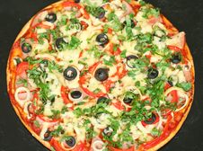 Homemade Pizza Royalty Free Stock Photo Homemade Pizza Royalty Free Stock Photo