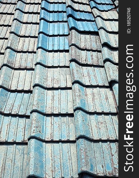 Old roof tiles