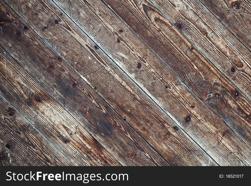 Old wood plank close up