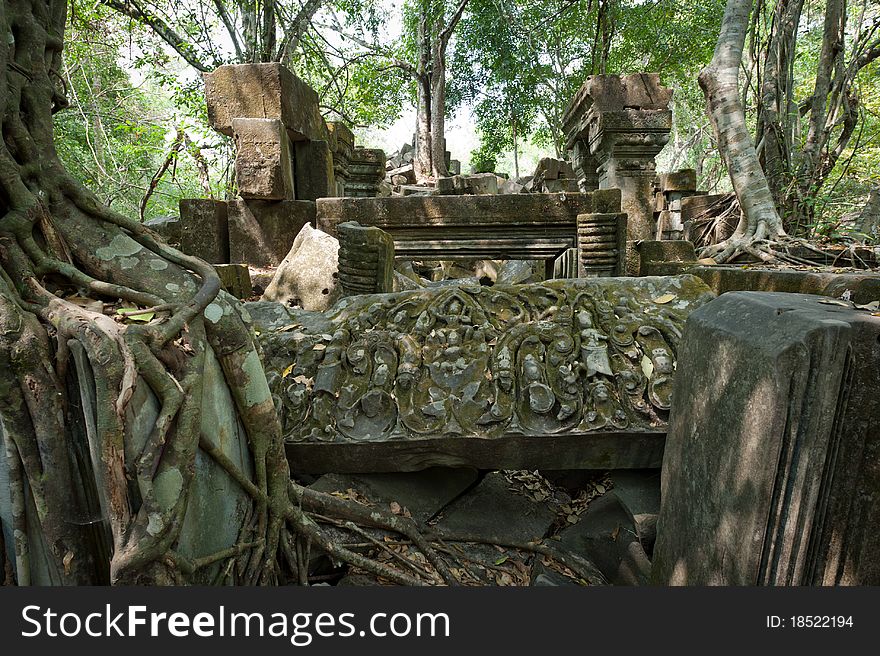 Beng Mealea Temple in Angkor