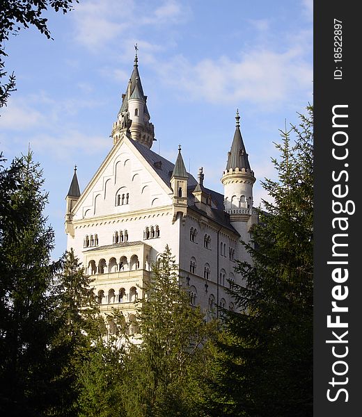 Neuschwanstein Castle In Germany.