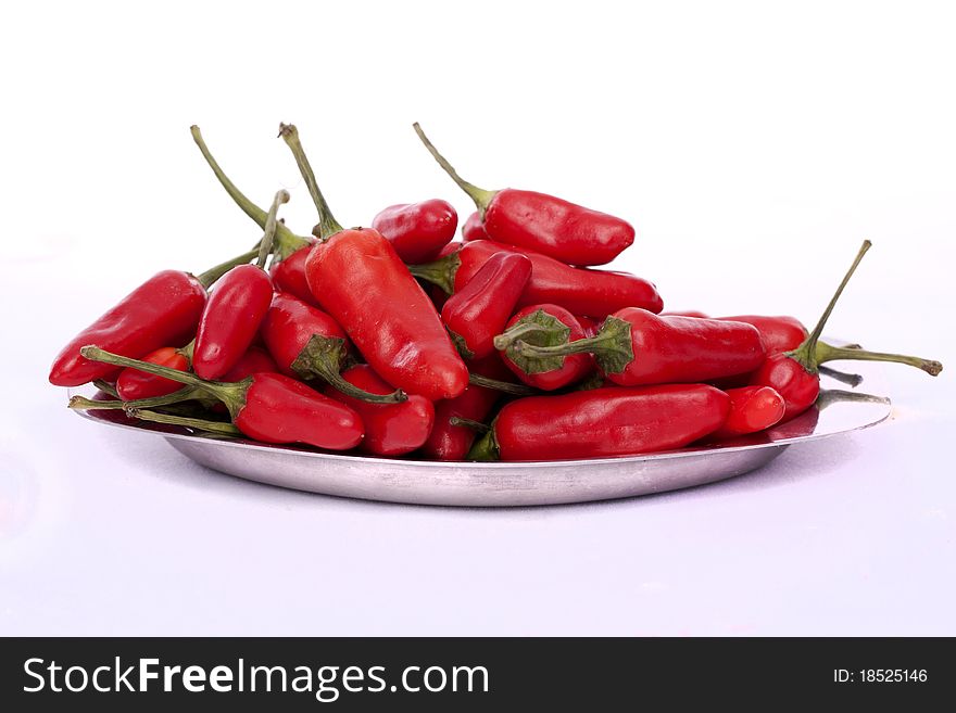 Bunch Of Red Chili Peppers
