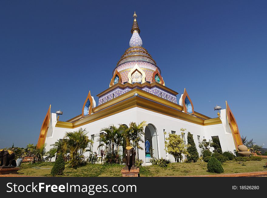 Wat Thaton is located in Fang District, Chiang Mai. Wat Thaton is located in Fang District, Chiang Mai