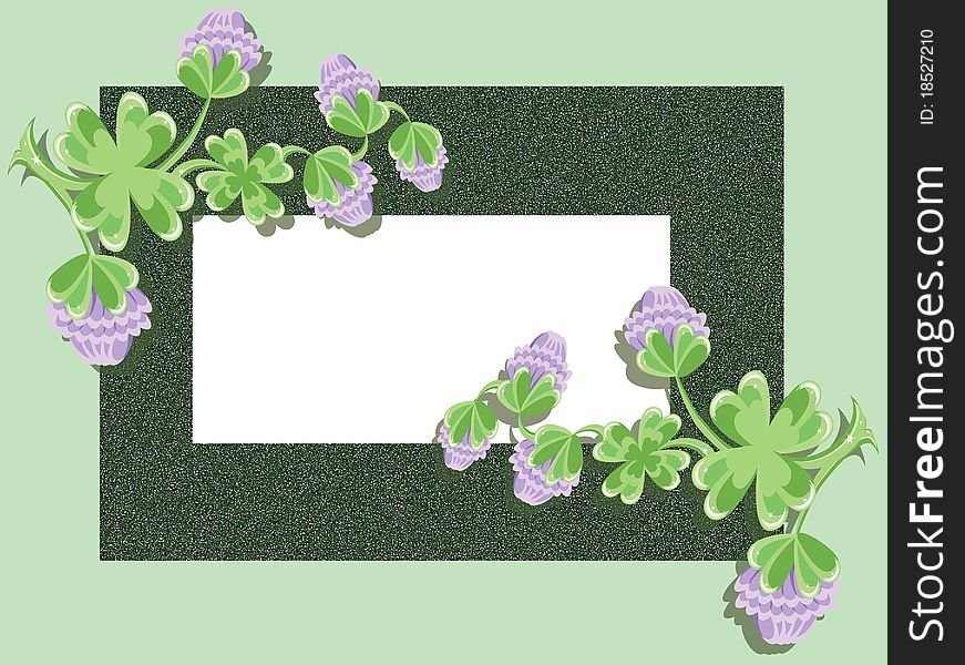 Background with clover