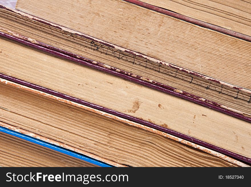 Texture of old books with natural grunge details. Texture of old books with natural grunge details