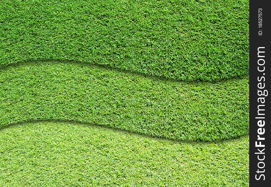 Three layer of green grass for web background