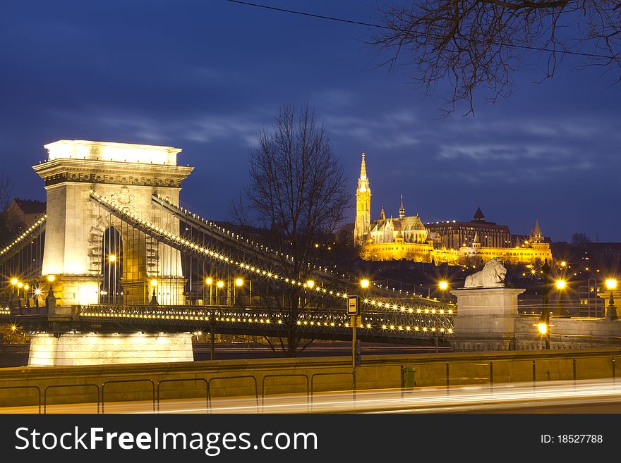 The Chain Bridge and the Matthias Church